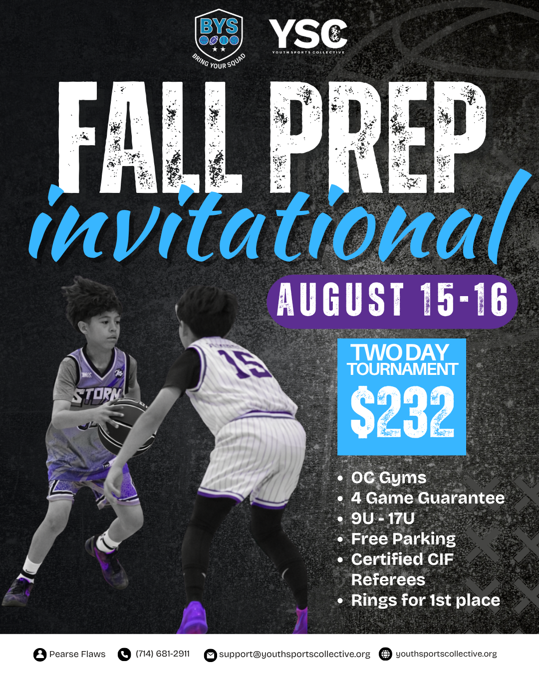 FALL PREP INVITATIONAL | AUGUST 15-16
