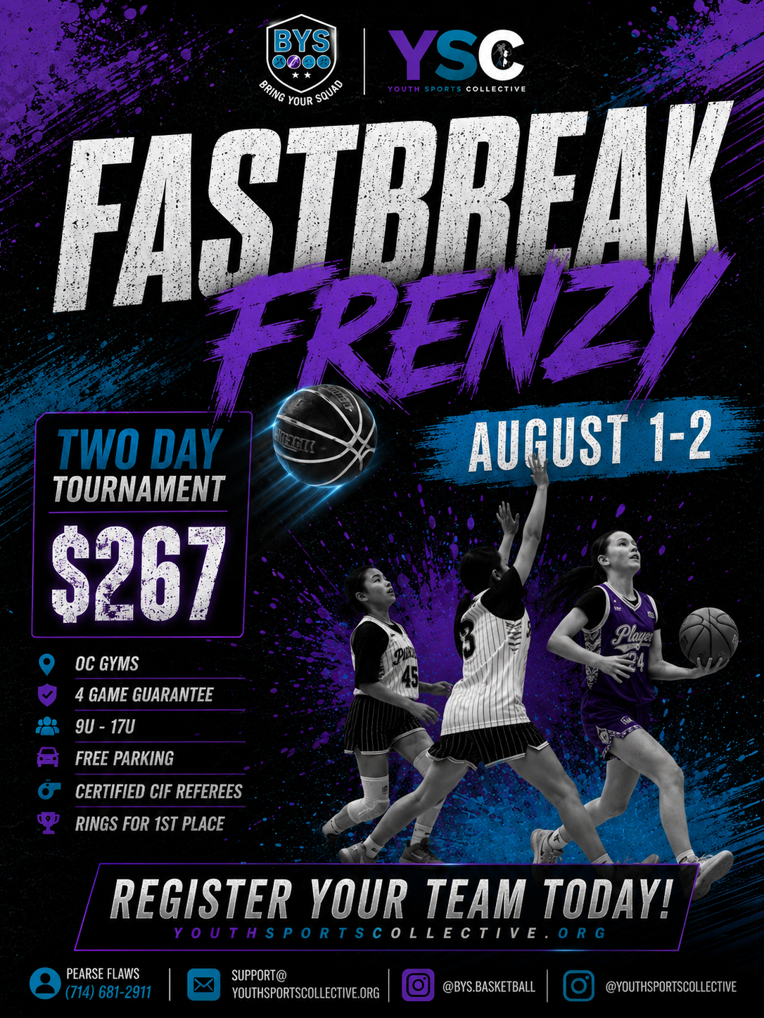 FASTBREAK FRENZY | AUGUST 1-2
