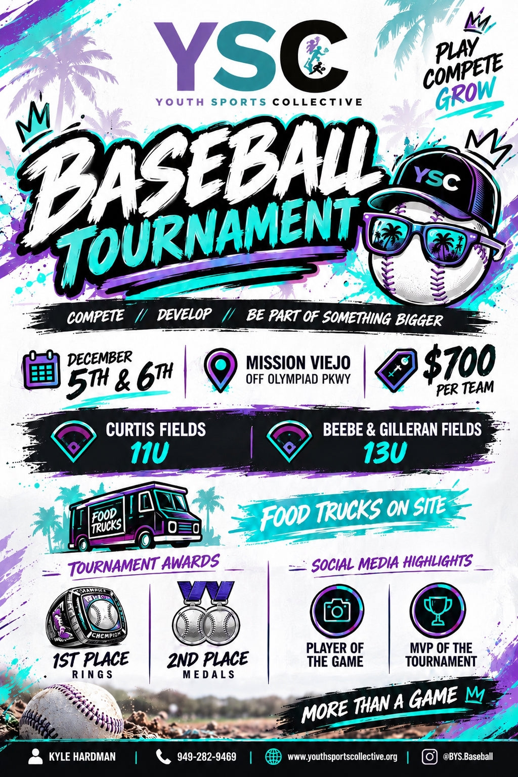 YSC Baseball Tournament / December 5th-6th